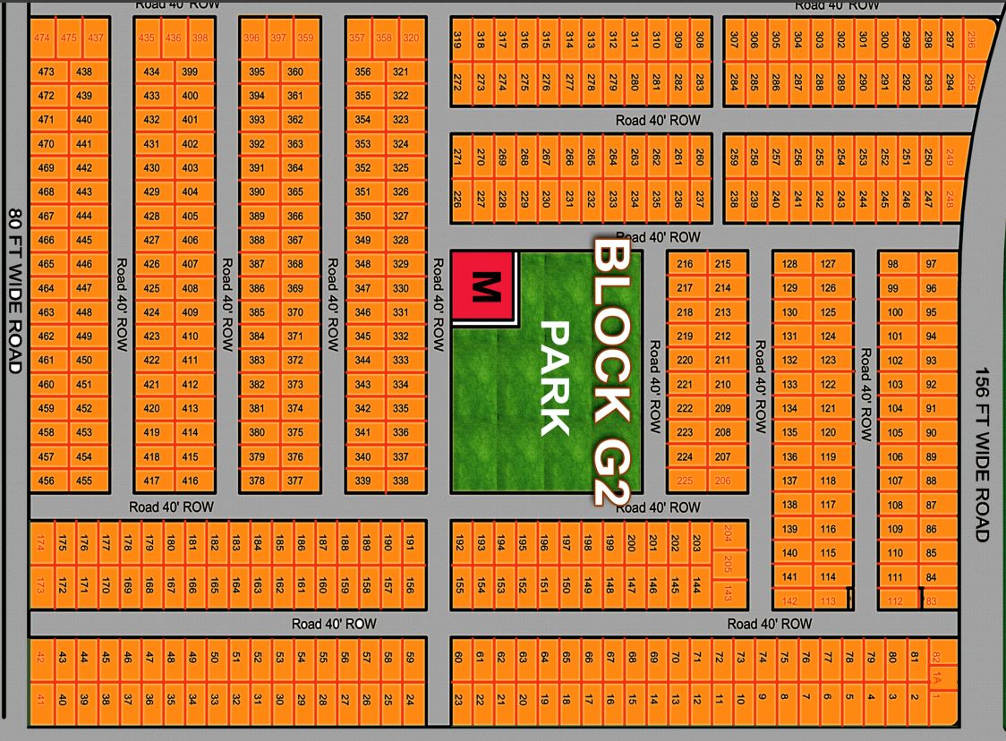 Sector G, Block G-2, Plot 1 — block map