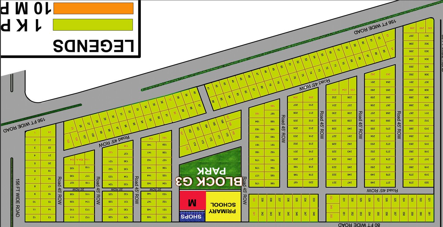 Sector G, Block G-3, Plot 1 — block map