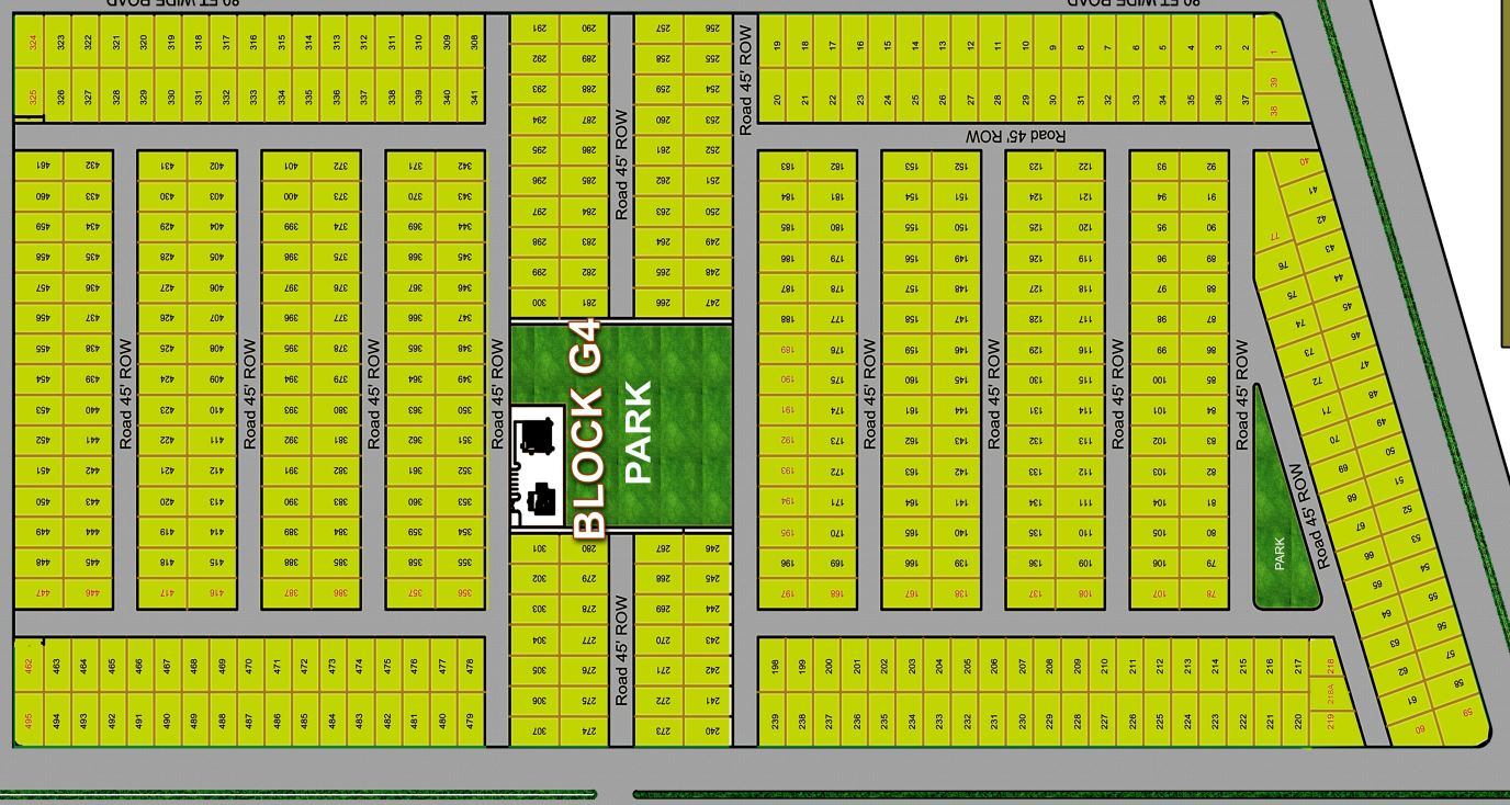 Sector G, Block G-4, Plot 1 — block map