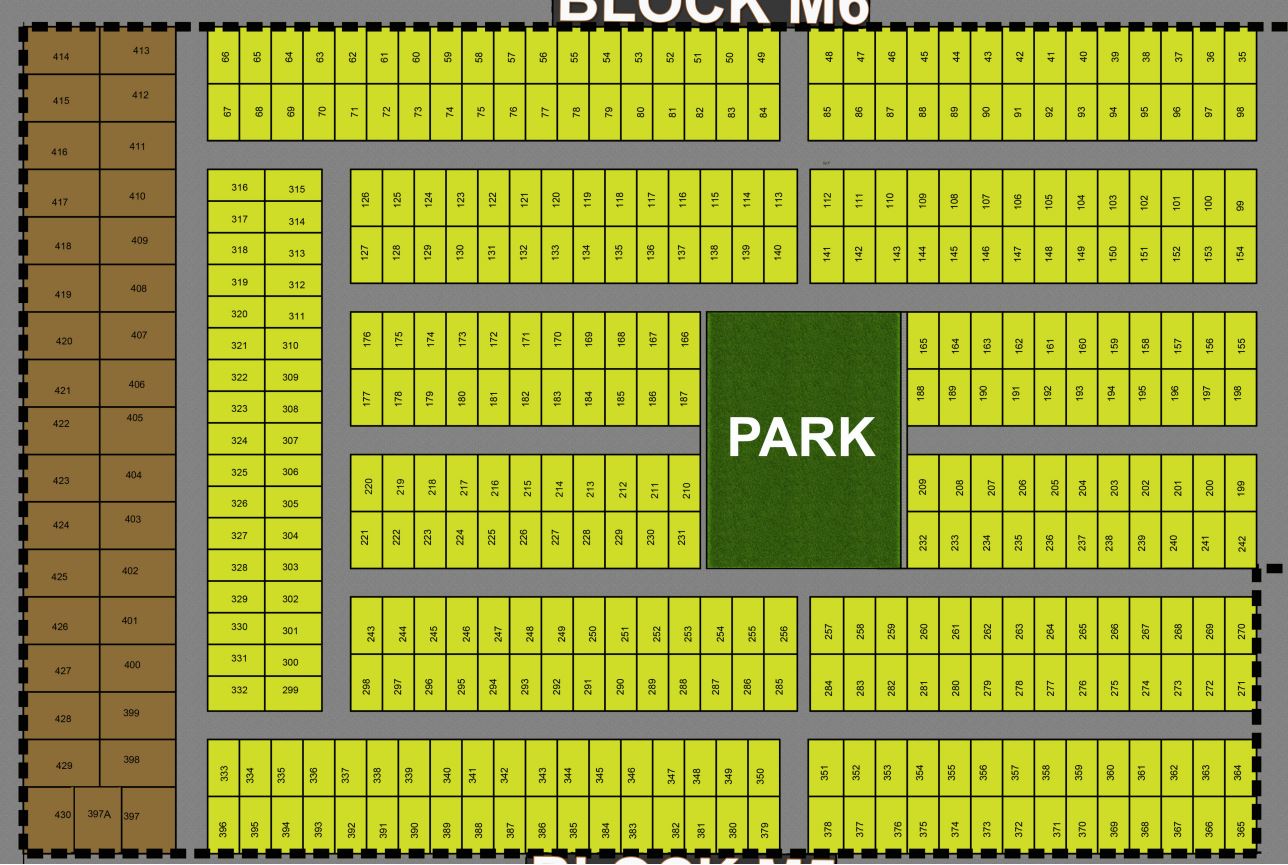 Sector M, Block M-6, Plot 1 — block map