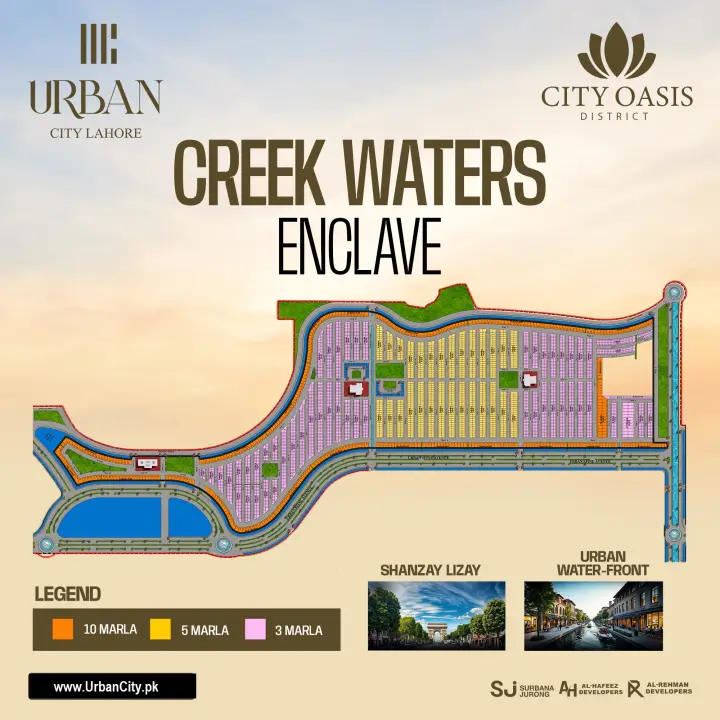 Creek Waters Enclave map