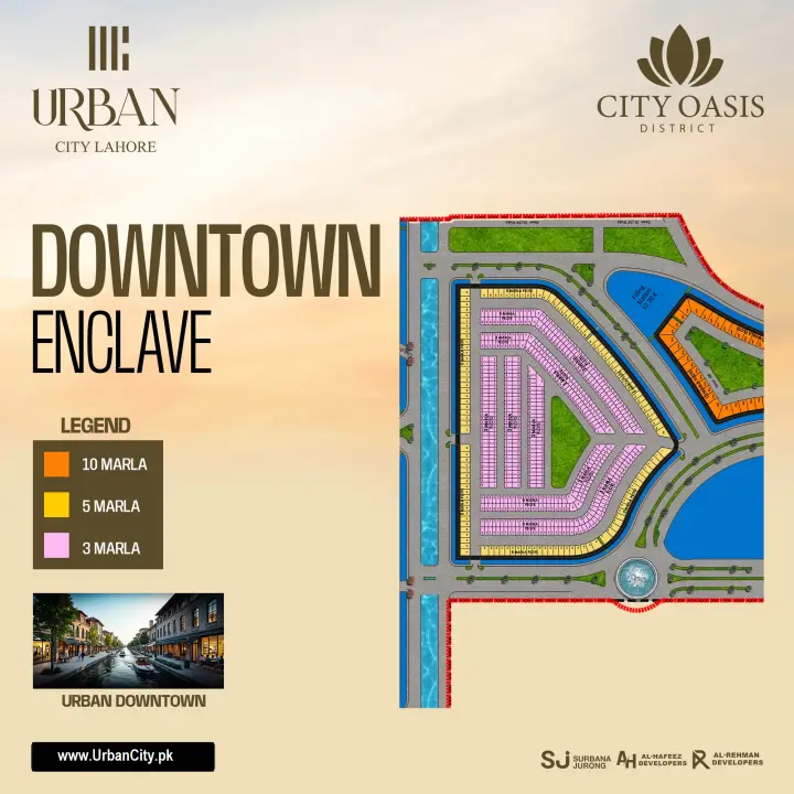 Downtown Enclave map