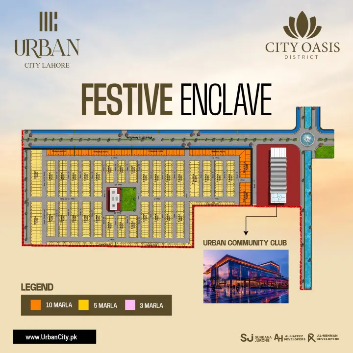 Festive Enclave map
