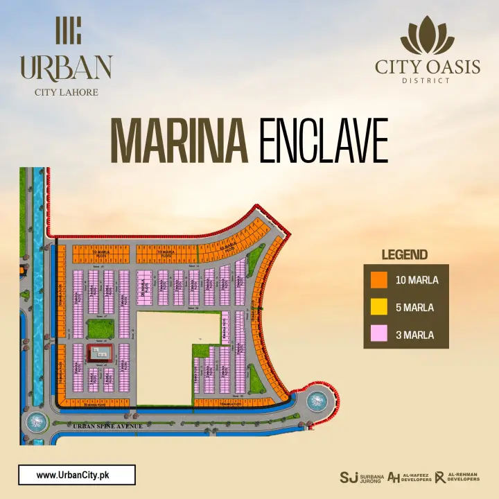 Marina Enclave map